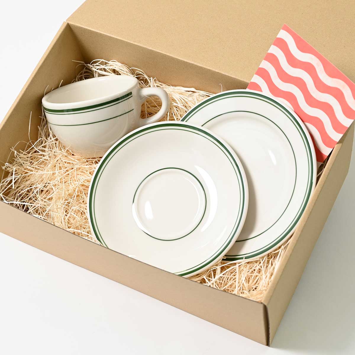 カジュアルなおうちカフェタイムに Green Bayのカップ&プレートセット｜HESTA LIFE限定ギフト