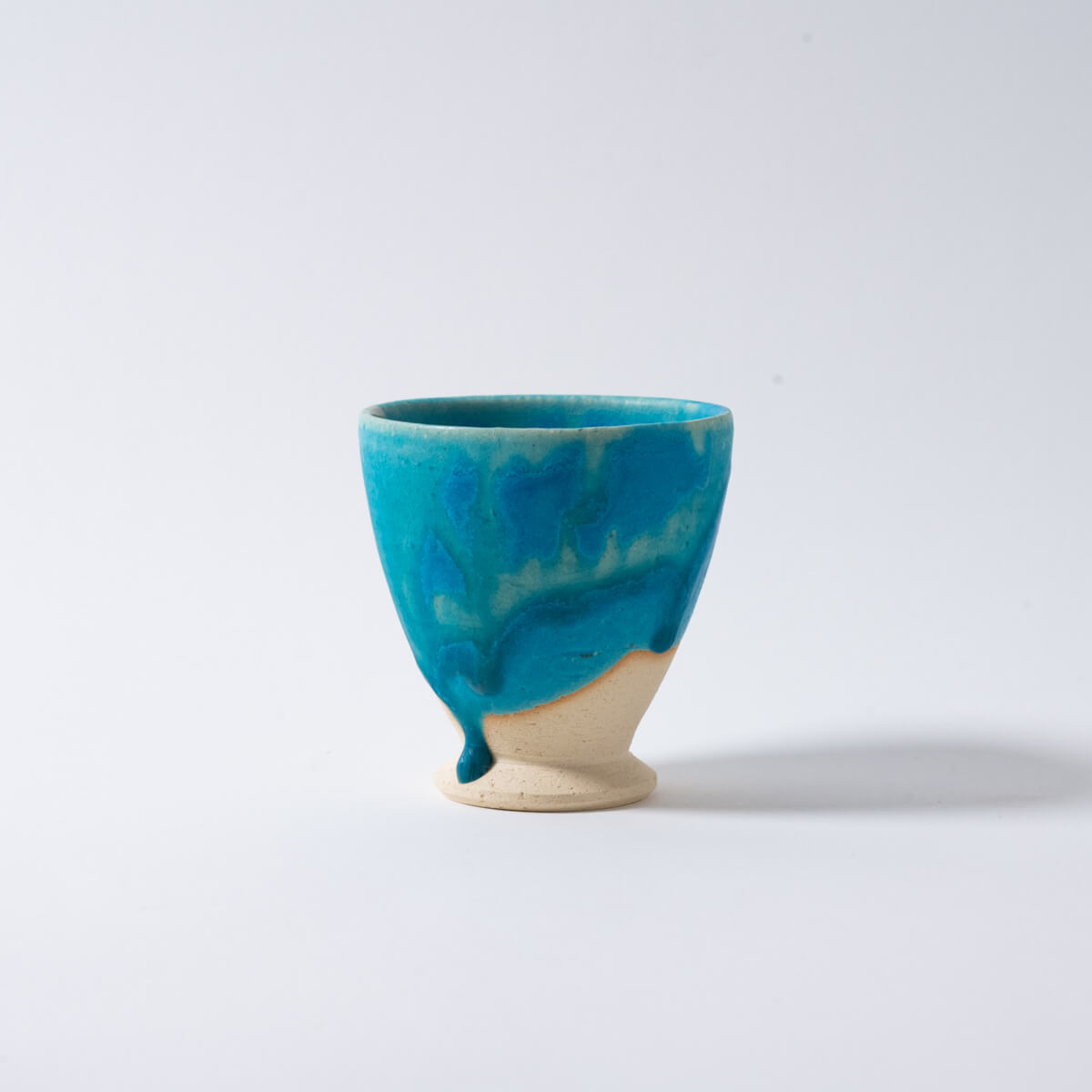 運命の1杯 ゴブレット H_水×緑｜信楽イマジン Imagine