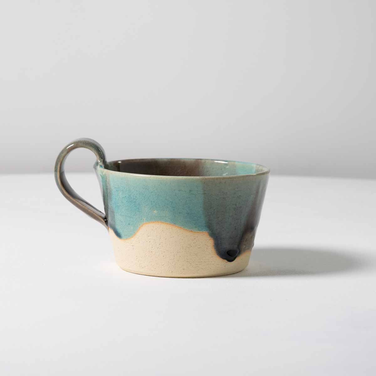 運命の1杯 スープカップ B_水×茶｜信楽イマジン Imagine