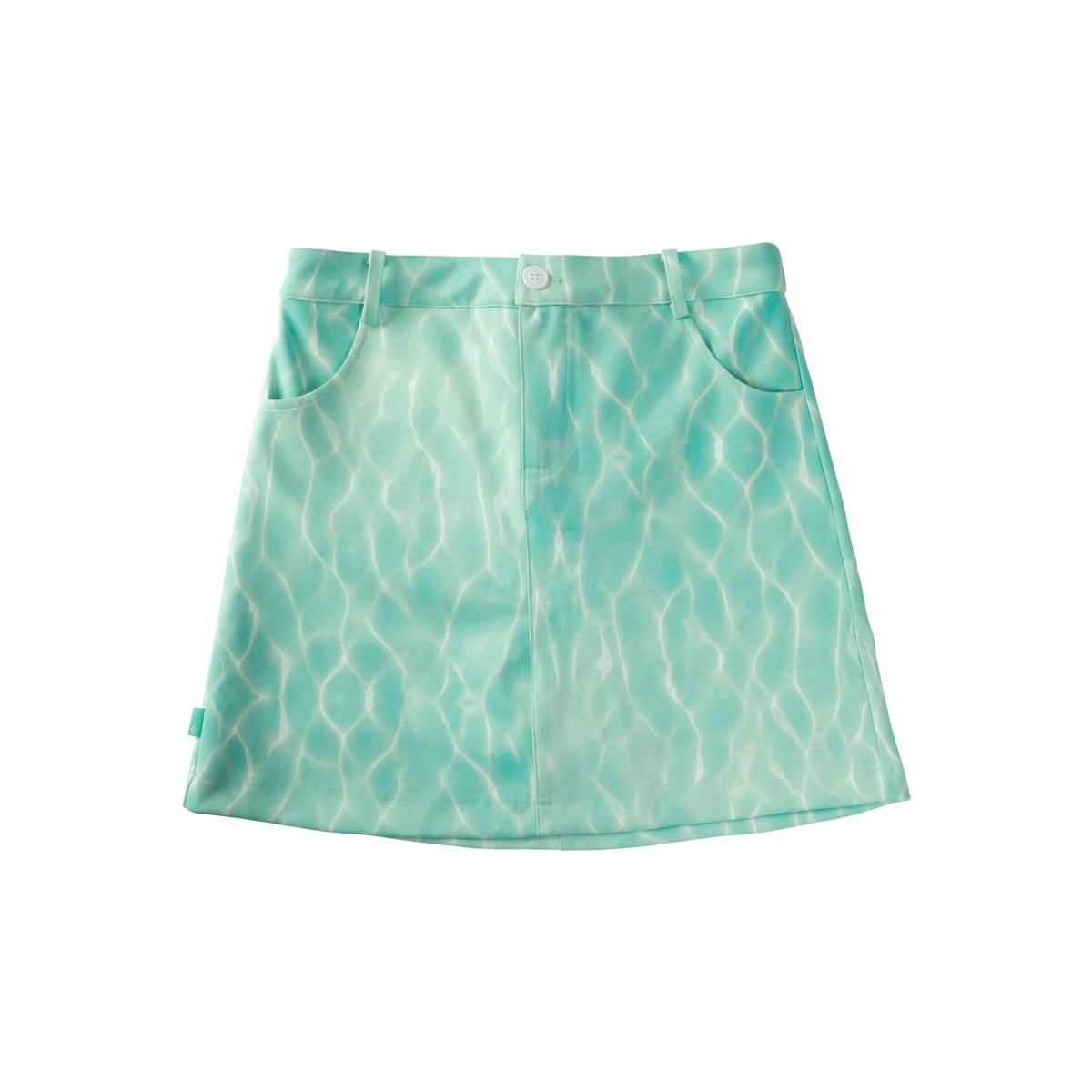 〈4月中旬以降発送〉ダンボールニットスカート（レディース）ゴルランブルー（S / Mサイズ）｜Gorurun × HESTA LIFE