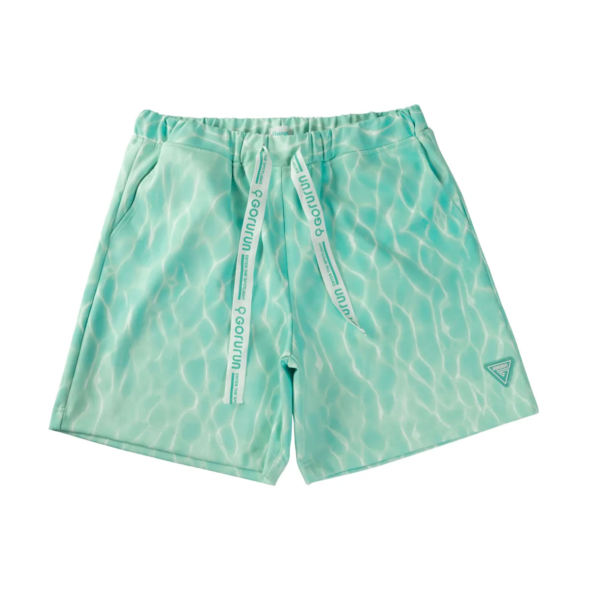 〈4月中旬以降発送〉ダンボールニット ショートパンツ（ユニセックス）ゴルランブルー（M / L / XLサイズ）｜Gorurun × HESTA LIFE