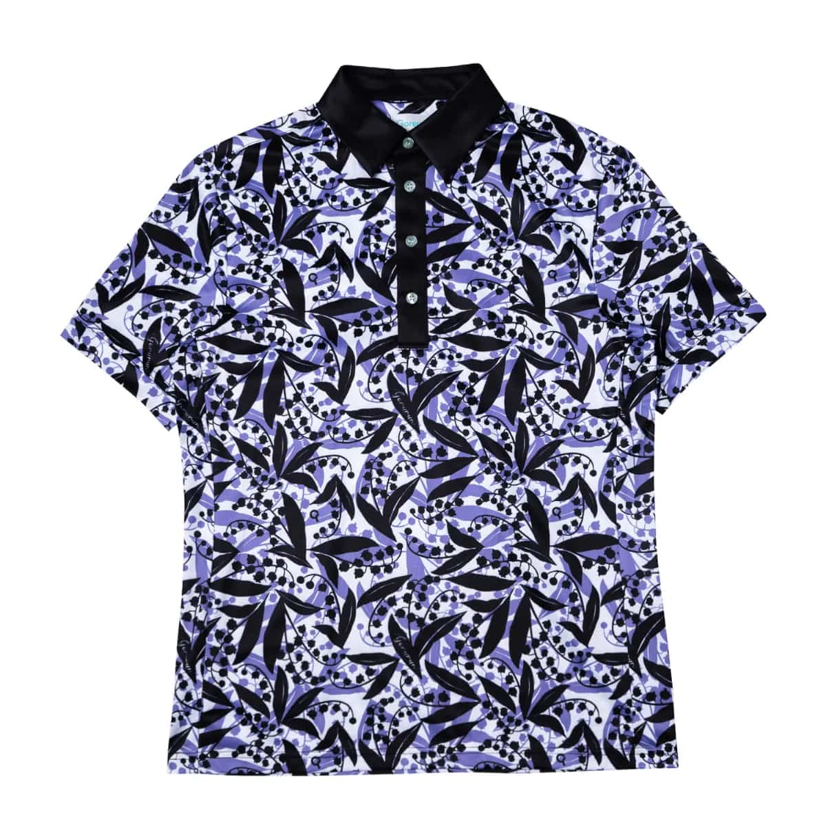 〈4月中旬以降発送〉リリーベル ポロシャツ（メンズ）パープル　Mサイズ｜Gorurun × HESTA LIFE