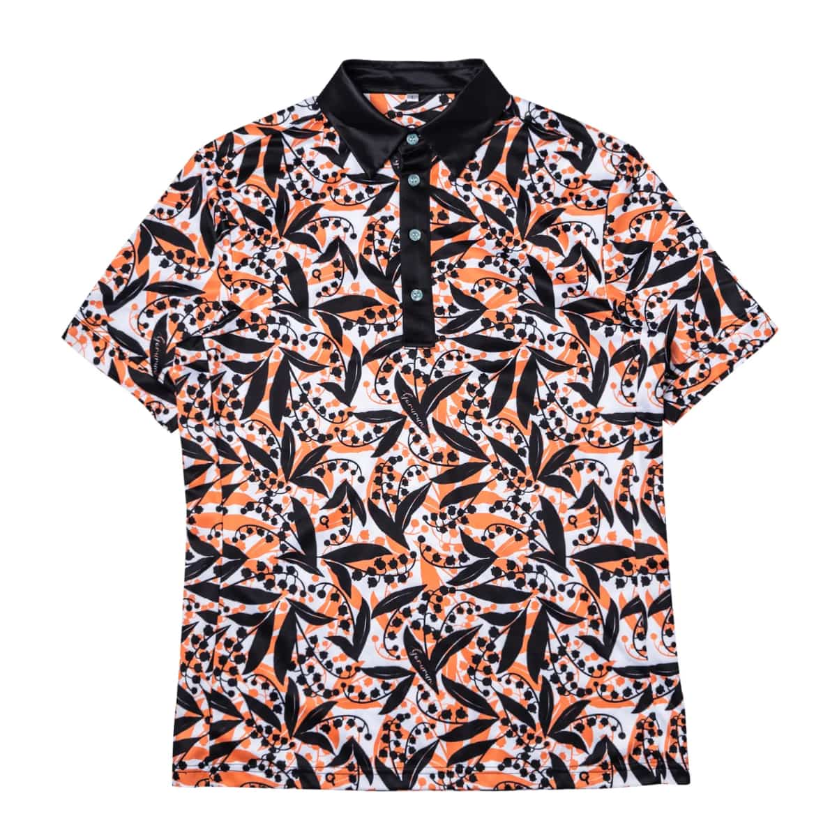 〈4月中旬以降発送〉リリーベル ポロシャツ（メンズ）オレンジ　Mサイズ｜Gorurun × HESTA LIFE