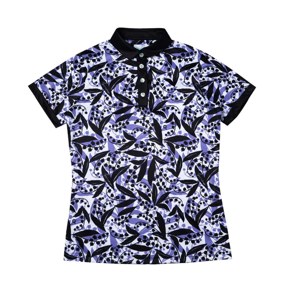 〈4月中旬以降発送〉リリーベル　ポロシャツ（レディース）パープル（S / Mサイズ）｜Gorurun × HESTA LIFE