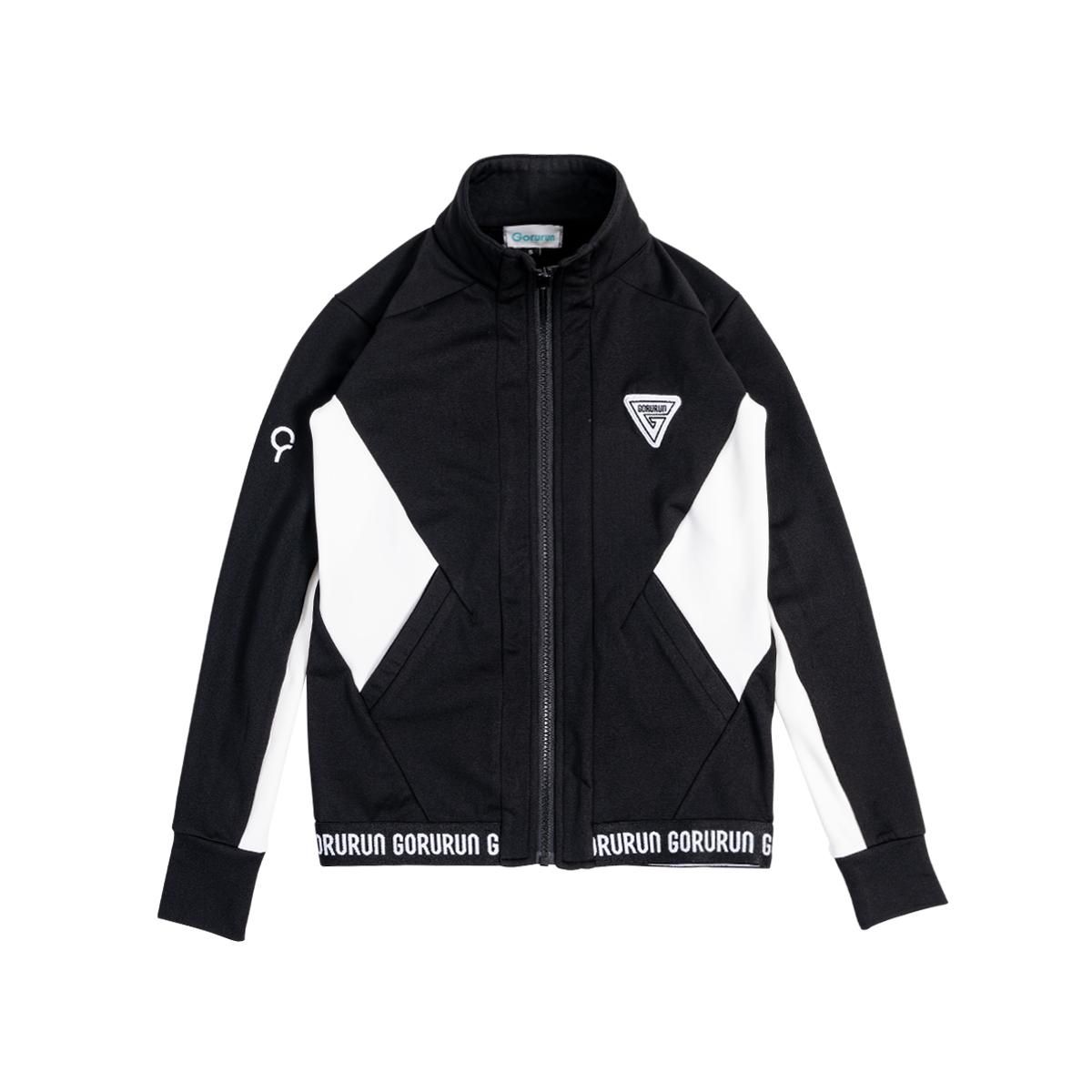 〈4月中旬以降発送〉ロゴテープ スワッチング アウター（レディース）ブラック（S / Mサイズ）｜Gorurun × HESTA LIFE