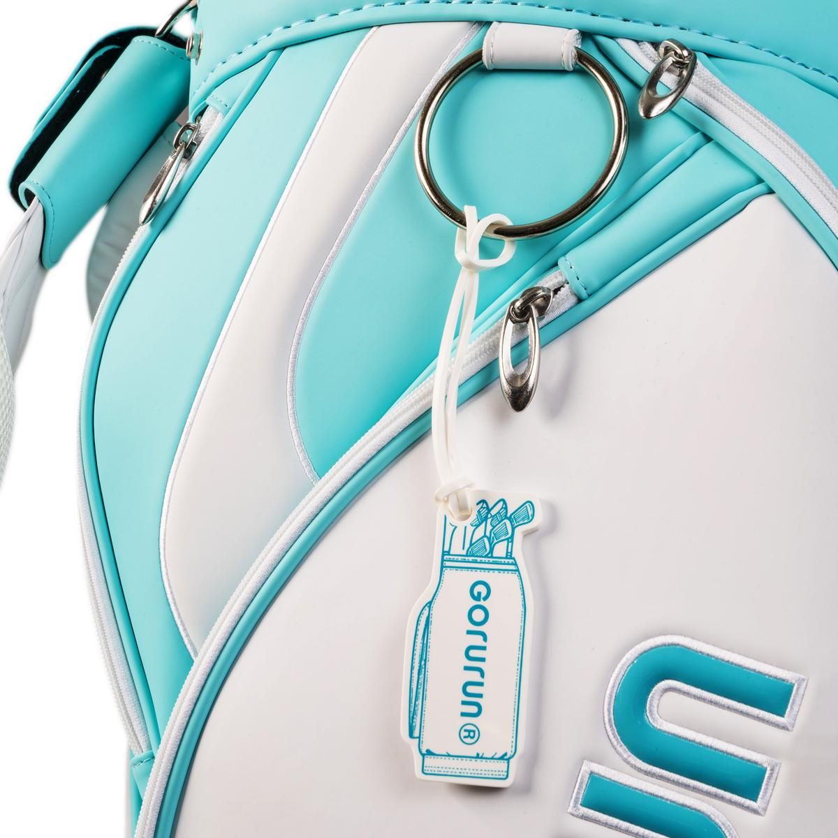 〈4月中旬以降発送〉Gorurun x Quikey バッグタグ　ホワイト｜Gorurun