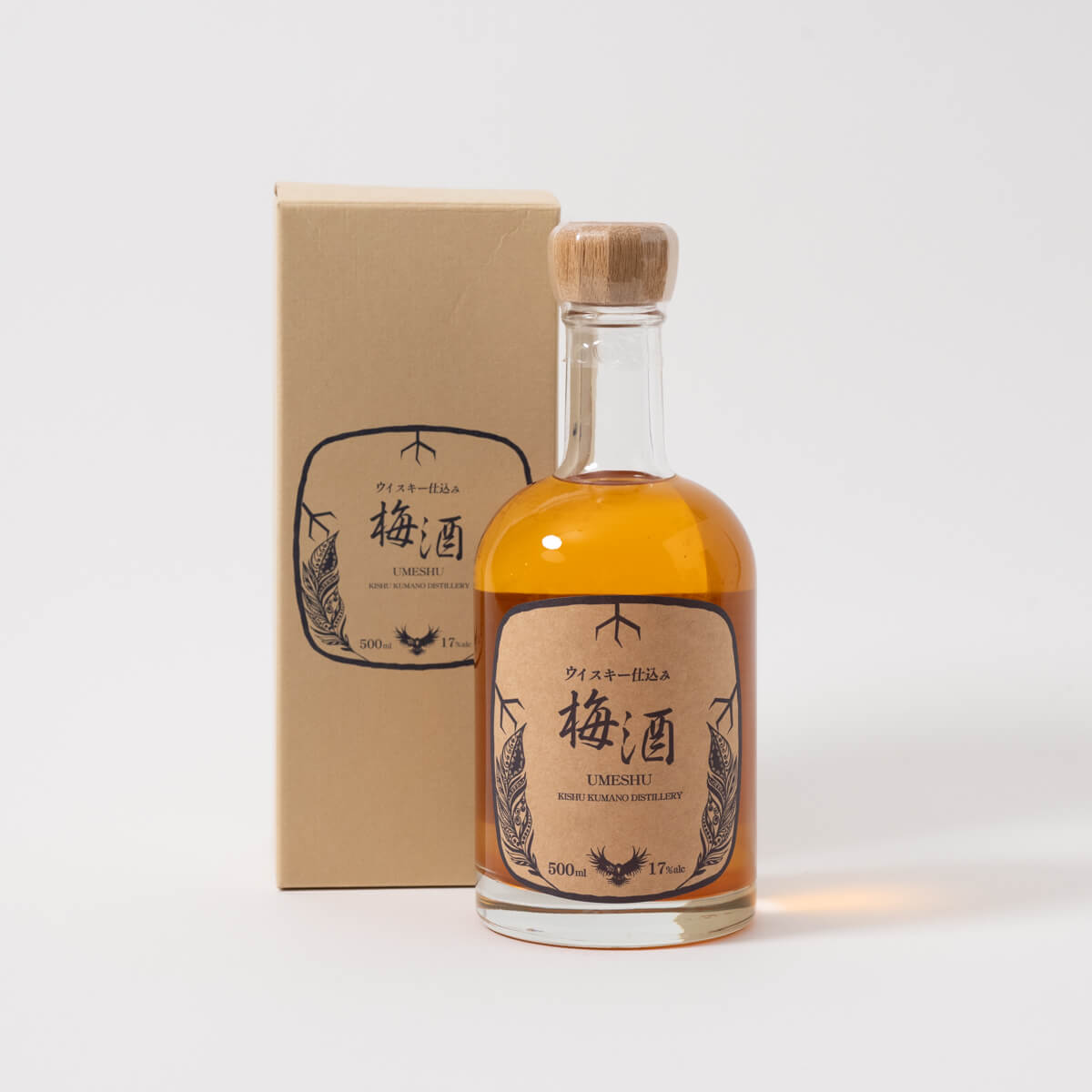 果実と樽が出会った特別な時間　ウイスキー仕込み梅酒 500ml｜紀州熊野蒸留所