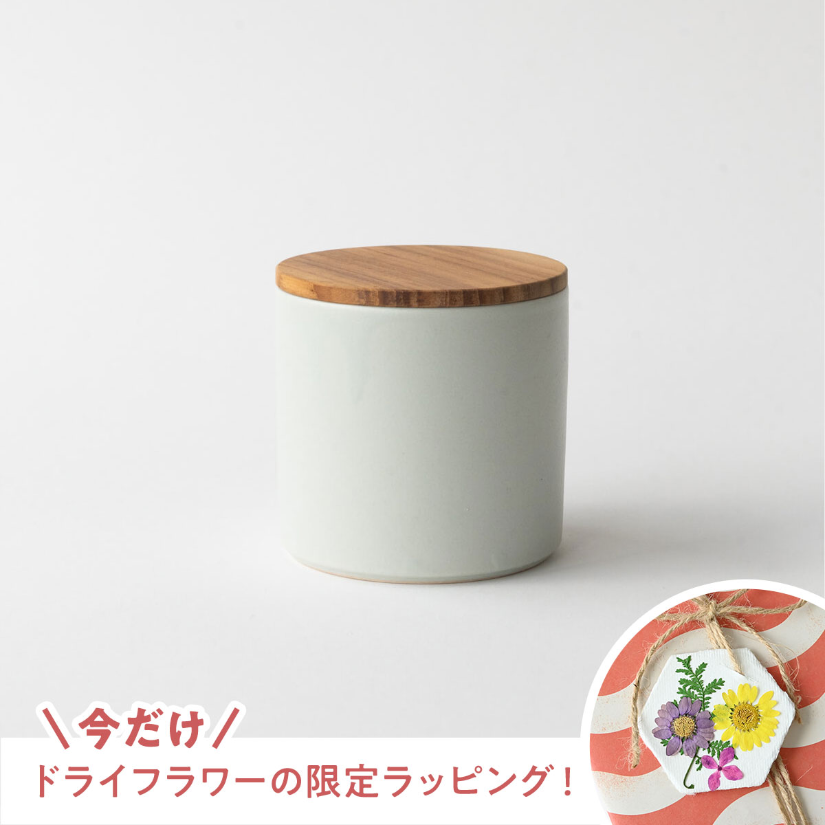【SALIU】SHIKIKA 保存容器 キャニスター 白 300ml 磁器