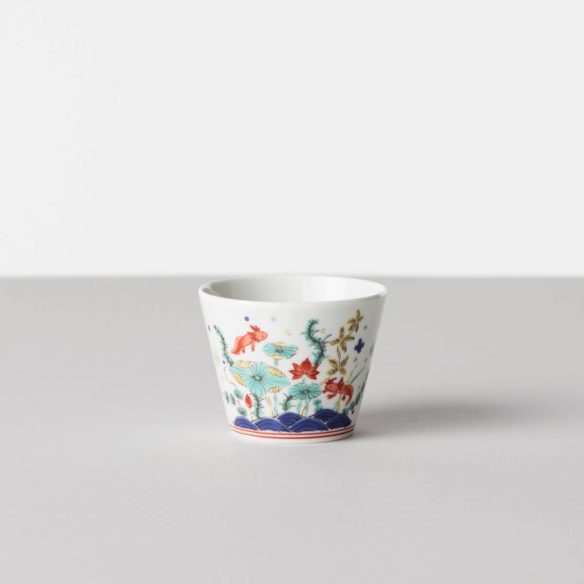 【波佐見焼】 BARBAR 蕎麦猪口大事典 色絵 そばちょこ ウーパールーパー