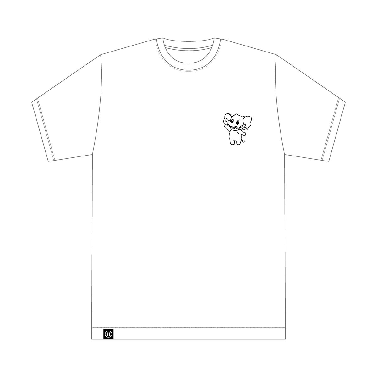 【予約販売】だいちゃん ベーシック Tシャツ ホワイト ※9月下旬発送予定