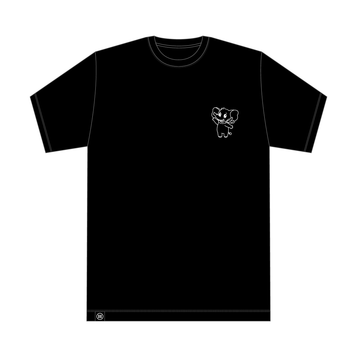 【予約販売】だいちゃん ベーシック Tシャツ ブラック ※9月下旬発送予定