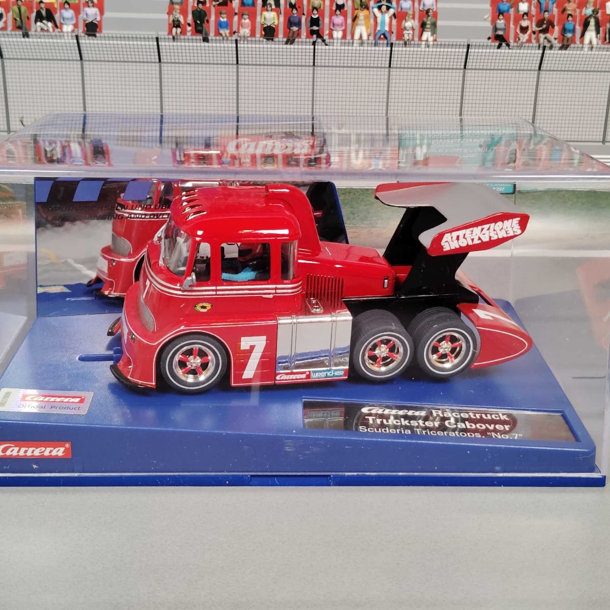 【淡路島セレクト】1/32スロットカー [Carrera Digital 132] Carrera Race Truckstar "#7". Red