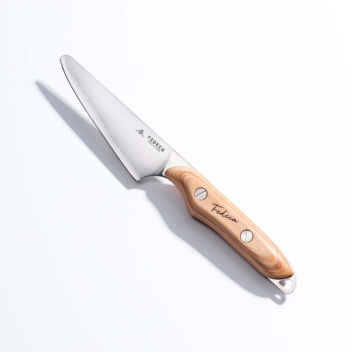 【FEDECA】こども包丁 プレーンホワイト 10cm