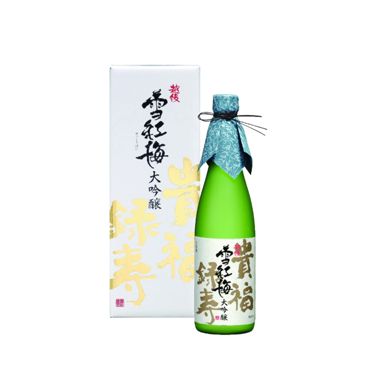 【長谷川酒造】越後雪紅梅 大吟醸 貴福録寿(きふくろくじゅ)720ml