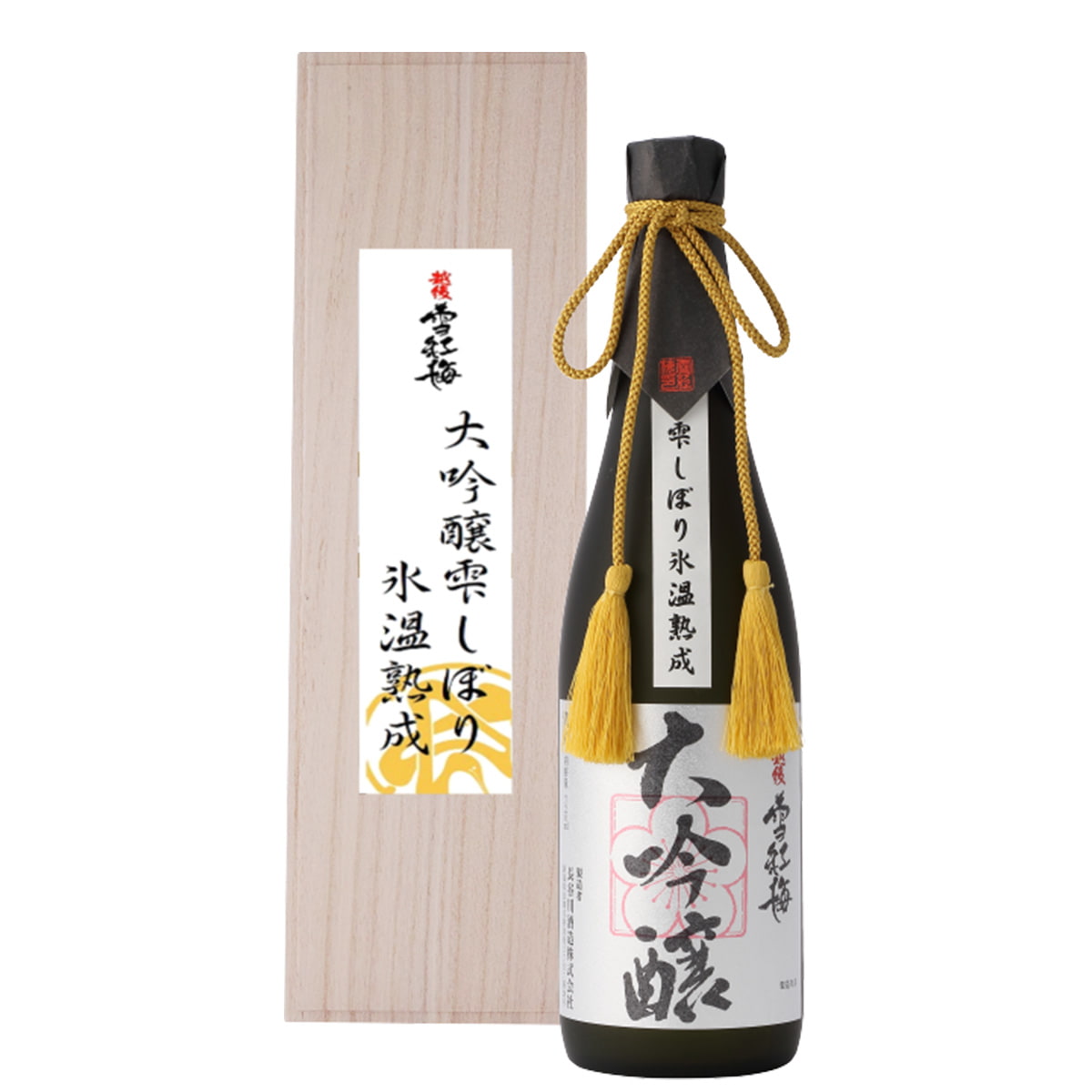 【長谷川酒造】越後雪紅梅 大吟醸雫しぼり 氷温三年熟成 720ml