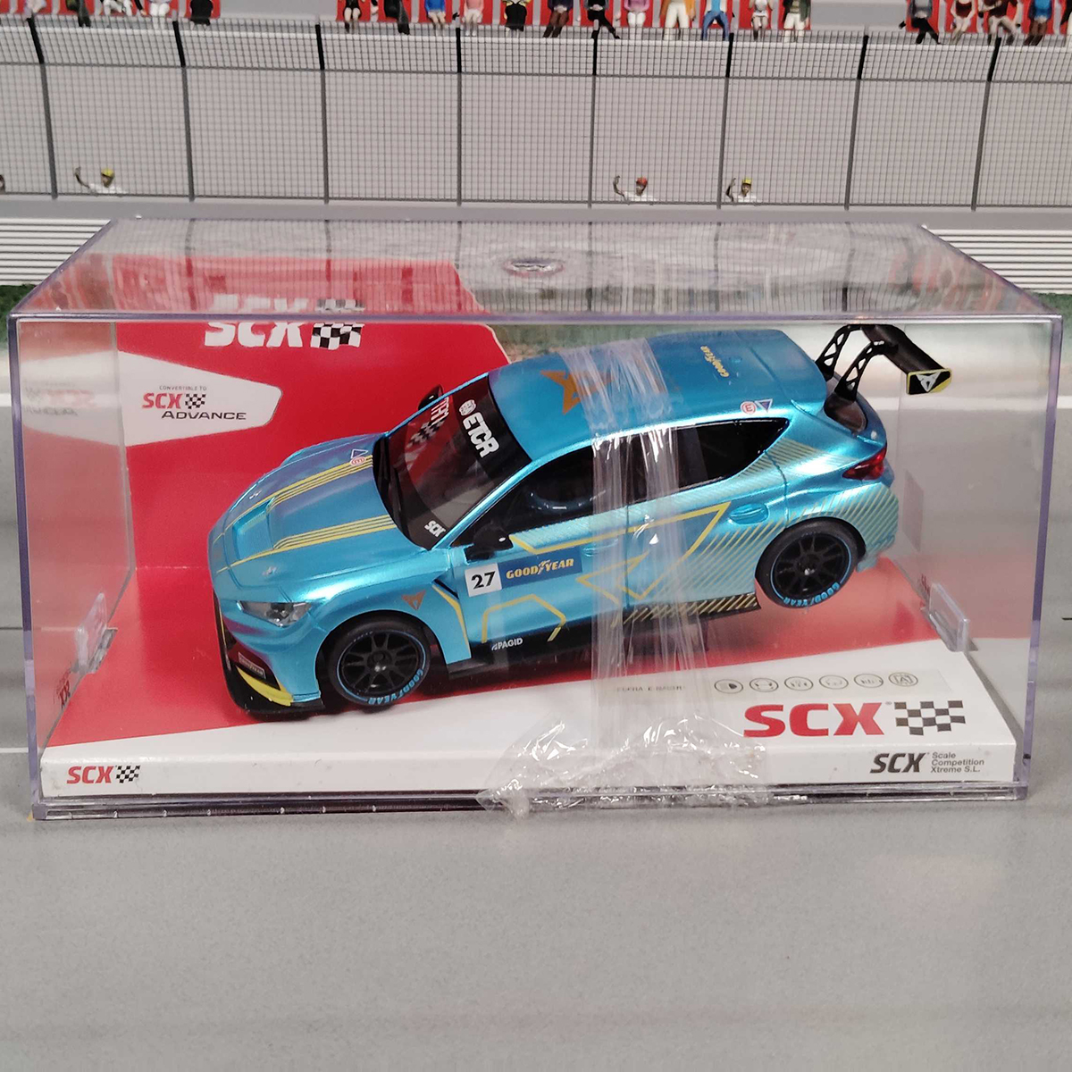 【淡路島セレクト】1/32スロットカー Cupra E-Racer #27 FIA eTouring Car World Cup Champion
