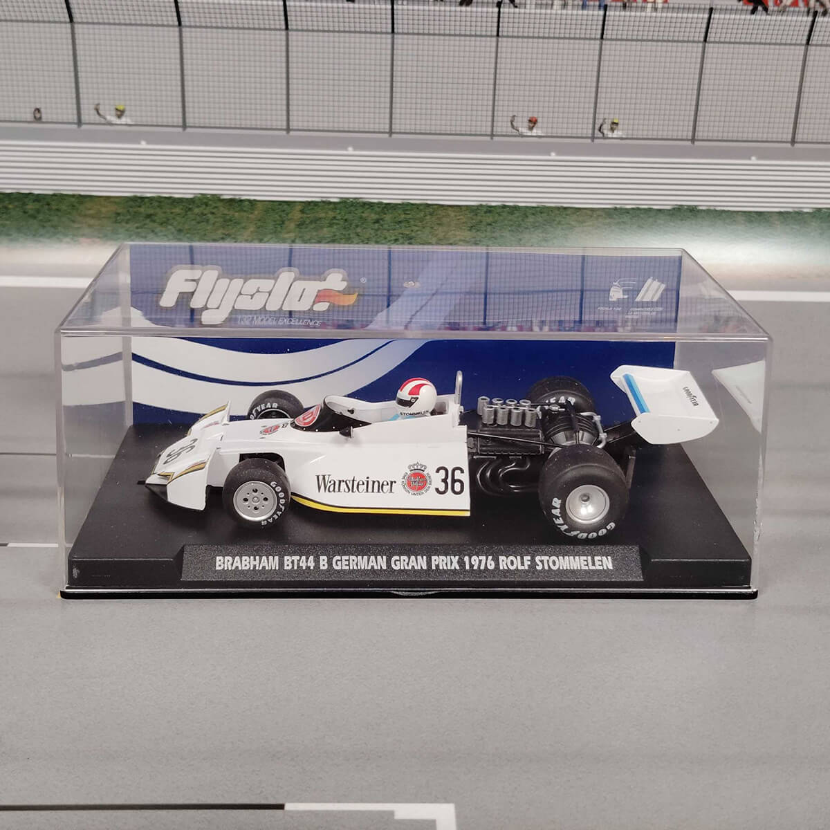 【淡路島セレクト】1/32スロットカー Brabham BT44 'Warsteiner' #36/ROLF STOMMELEN. German GP 1976 ブラバムF1