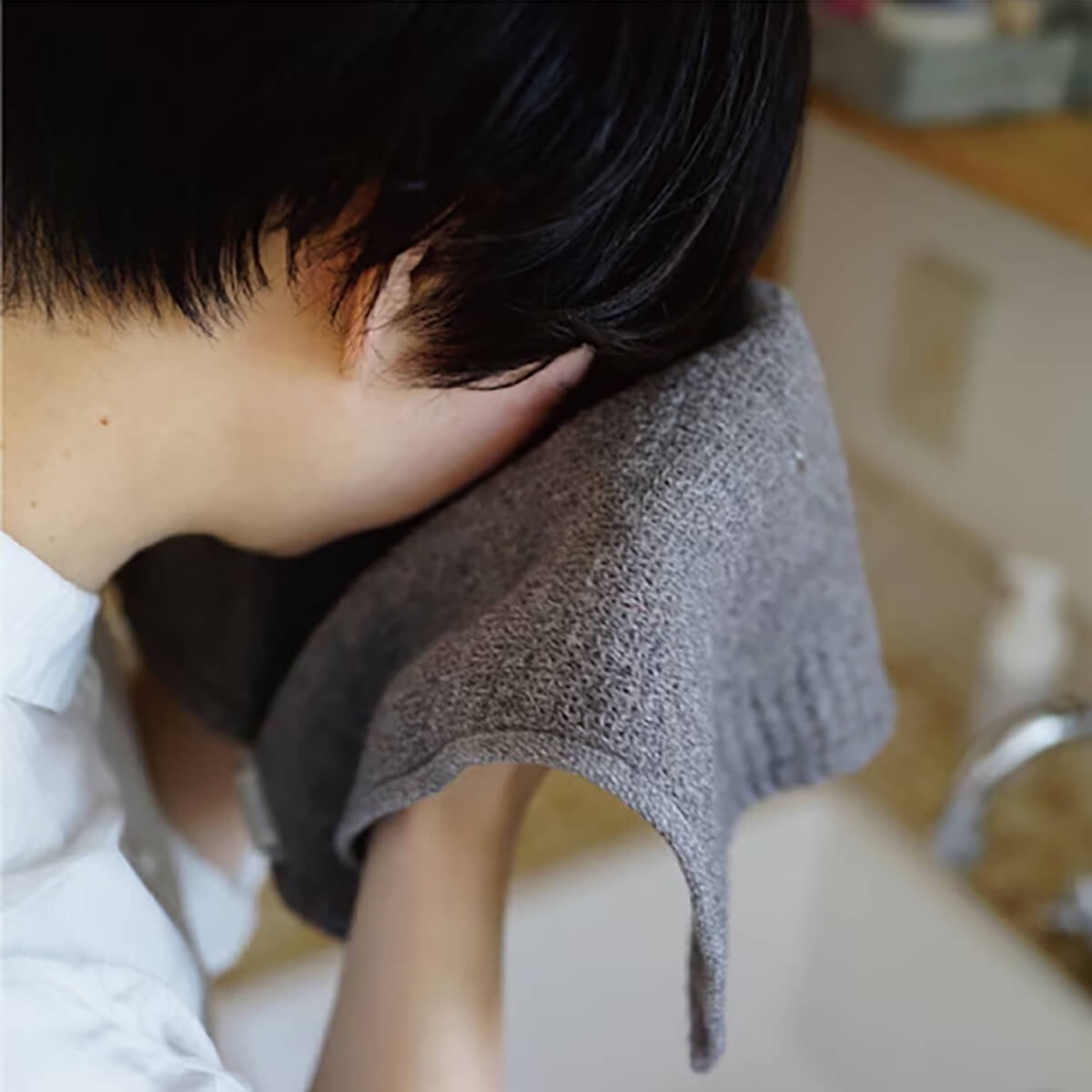 【Kontex】LANA ラーナ ワッフル織り フェイスタオル Mサイズ（3色展開）