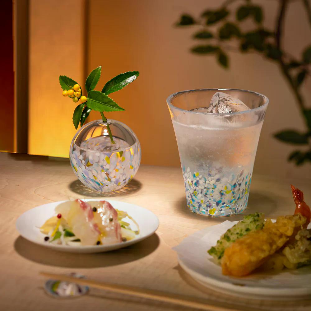 津軽びいどろ にほんの色ふうけい タンブラー