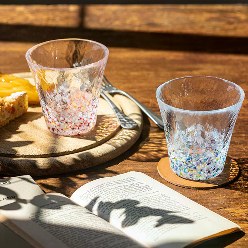 津軽びいどろ にほんの色ふうけい グラスペア（2色展開）