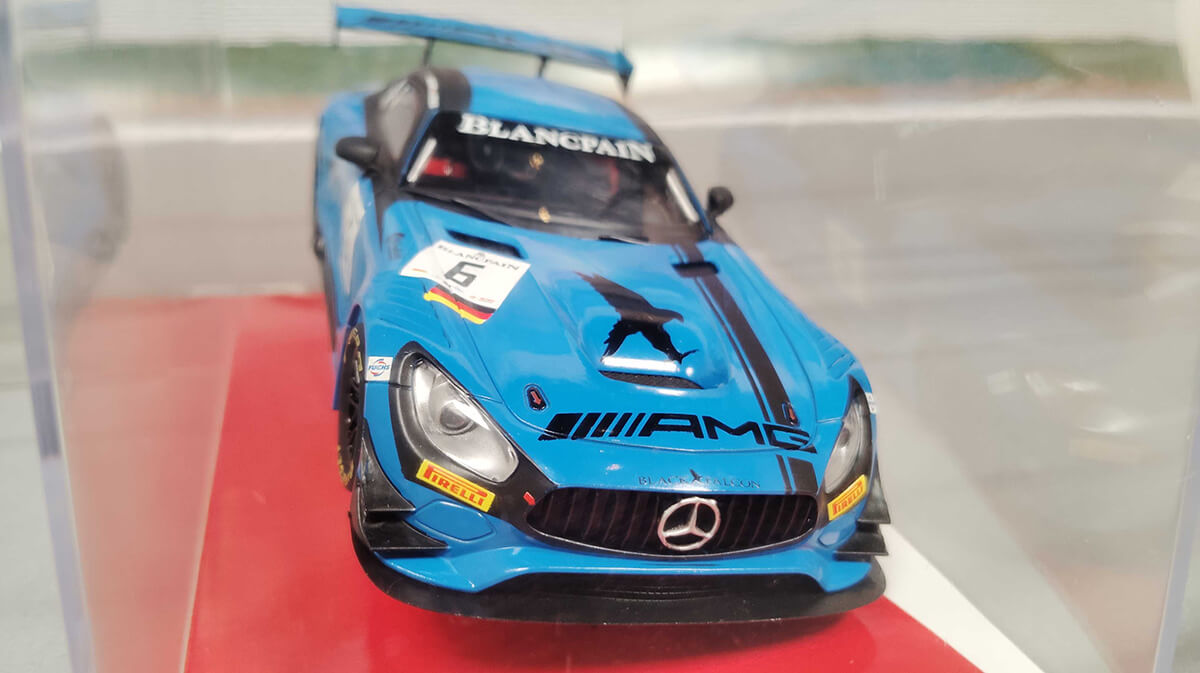 1/32スロットカー MERCEDES BENZ AMG GT3 ”BLACK FALCON” #6/Hubert Haupt & Luca Stolz