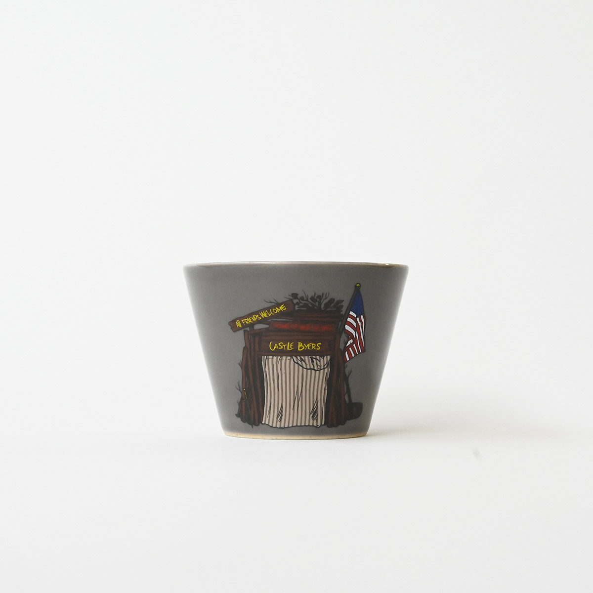 【波佐見焼】BARBAR 蕎麦猪口大辞典 × Netflix ストレンジャー・シングス そばちょこ Castle Byers（STI-05）