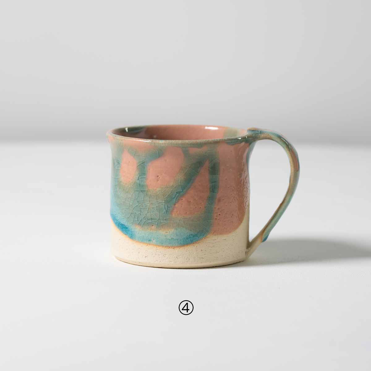 信楽イマジンImagine 寸胴マグカップ F_水×桃