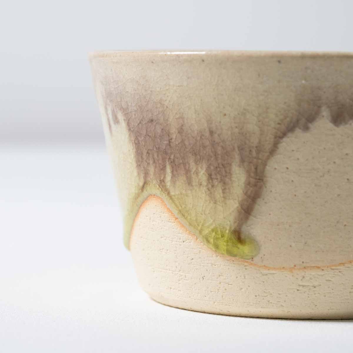 信楽イマジンImagine スープカップ A_クリア×茶