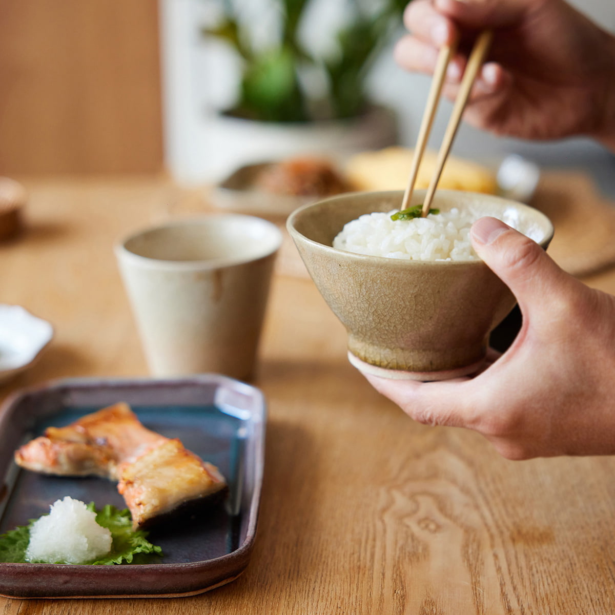 【信楽焼】ここち - KOKOCHI - 高台茶碗