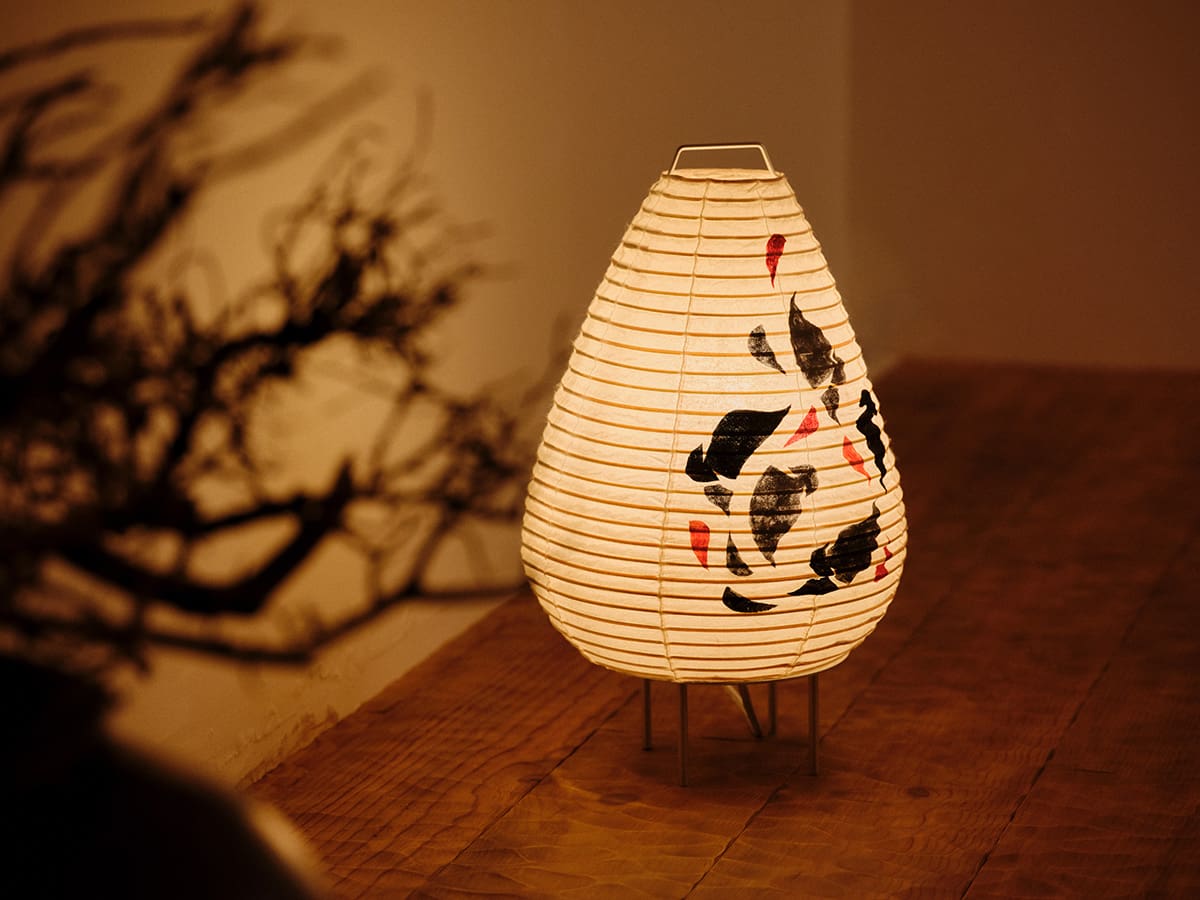 和紙ランプシェード橙角 washi paper 和紙ランプシェード橙角 washi paper
