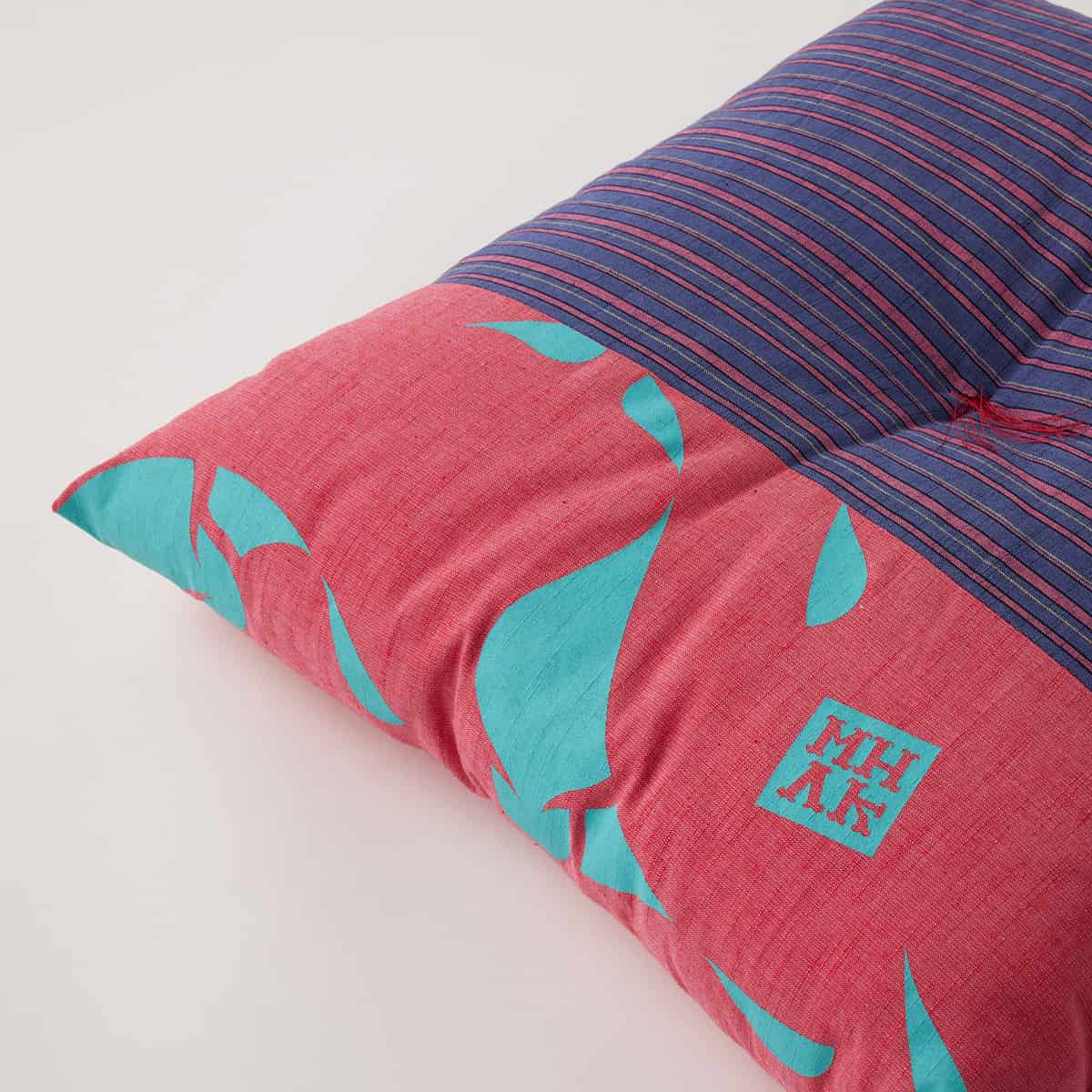 MHAK × Japan Craft】日本のいいもの 会津木綿の座布団 クッション