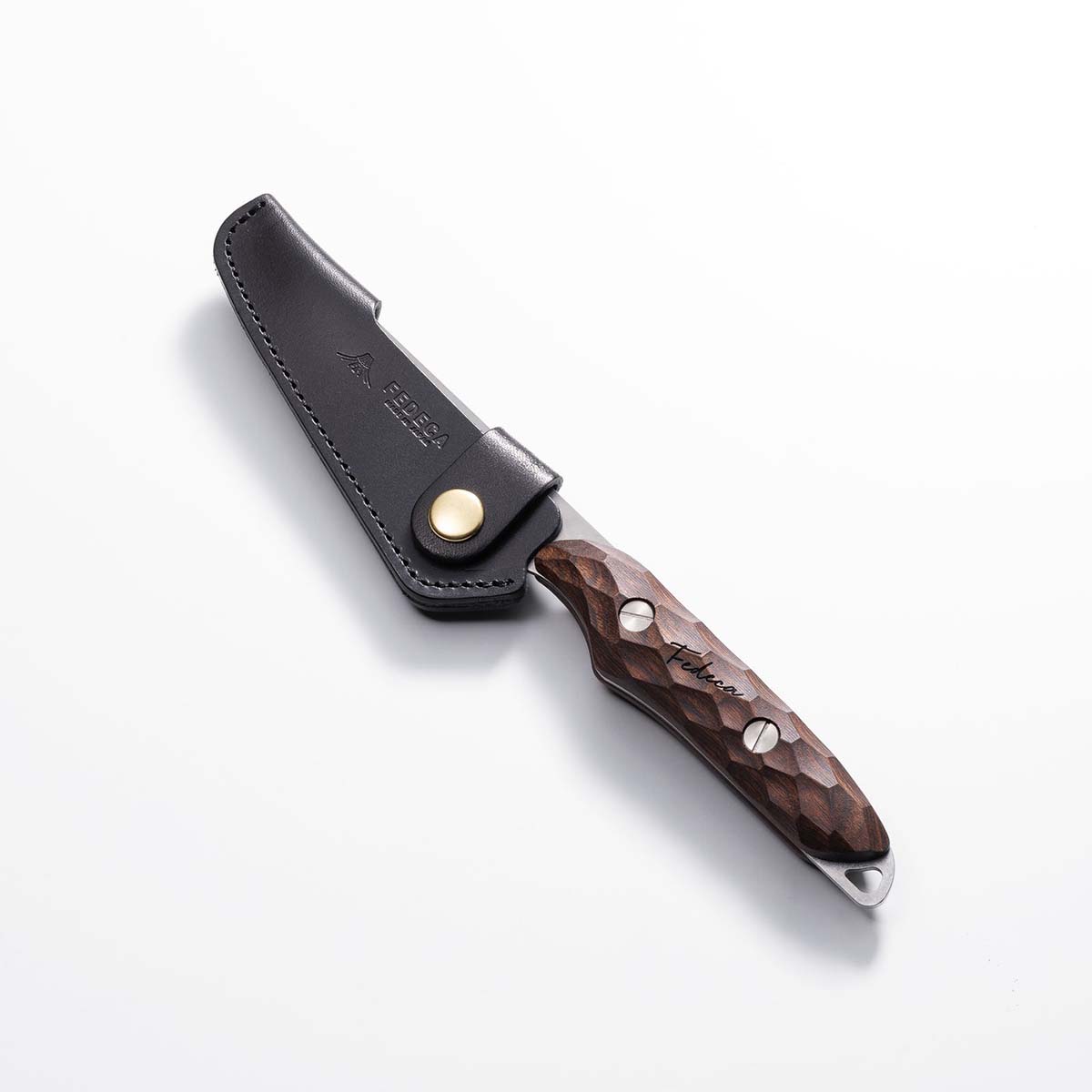 【FEDECA】こども包丁 プレーンホワイト 10cm