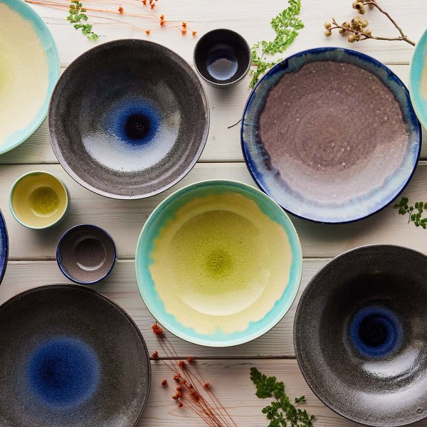 信楽焼】信楽四季彩陶 －春分 小鉢 弥生（やよい） φ8cm | HESTA