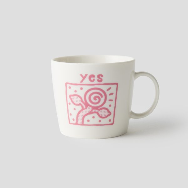 日常にアートを マグカップ yes - ホワイト｜5eL × Daily Collection
