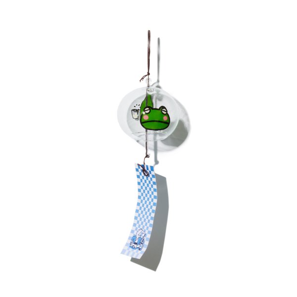 YU SUDA × Japan Craft】 伝統と遊び心の江戸風鈴 ほろ酔いカエル