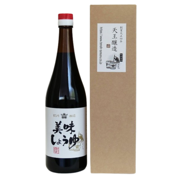1/6順次発送開始〉天王醸造 美味しょうゆ 720ml（箱入り） | HESTA