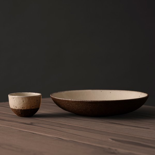 茶道 菓子皿 盛り皿 信楽焼 作家物 茶道 菓子皿 盛り皿 信楽焼 作家物