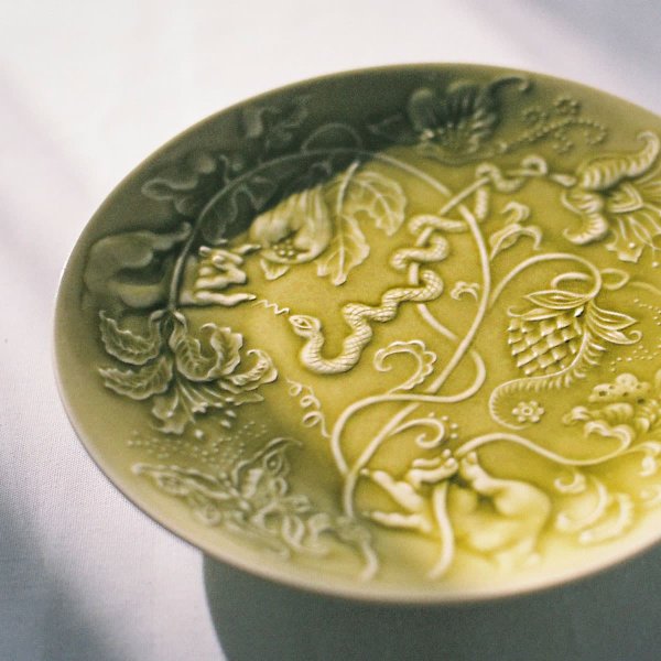 hi-dutch ZOZOVILLA 有田焼プレート 有田焼】 BARBAR eden プレート 21cm 白昼夢 | HESTA LIFE store