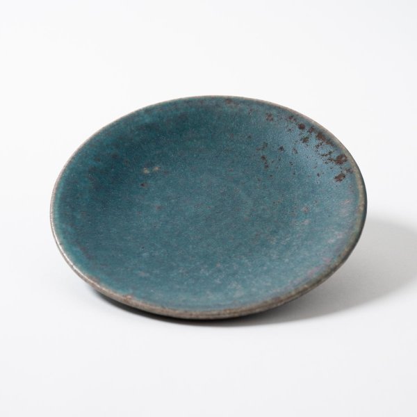 見つけた方はラッキー　時代物　青縁千筋文三つ組入れ子鉢 信楽焼】ここち - KOKOCHI - すり鉢型 植木鉢（受皿付き）あお雫 φ11cm