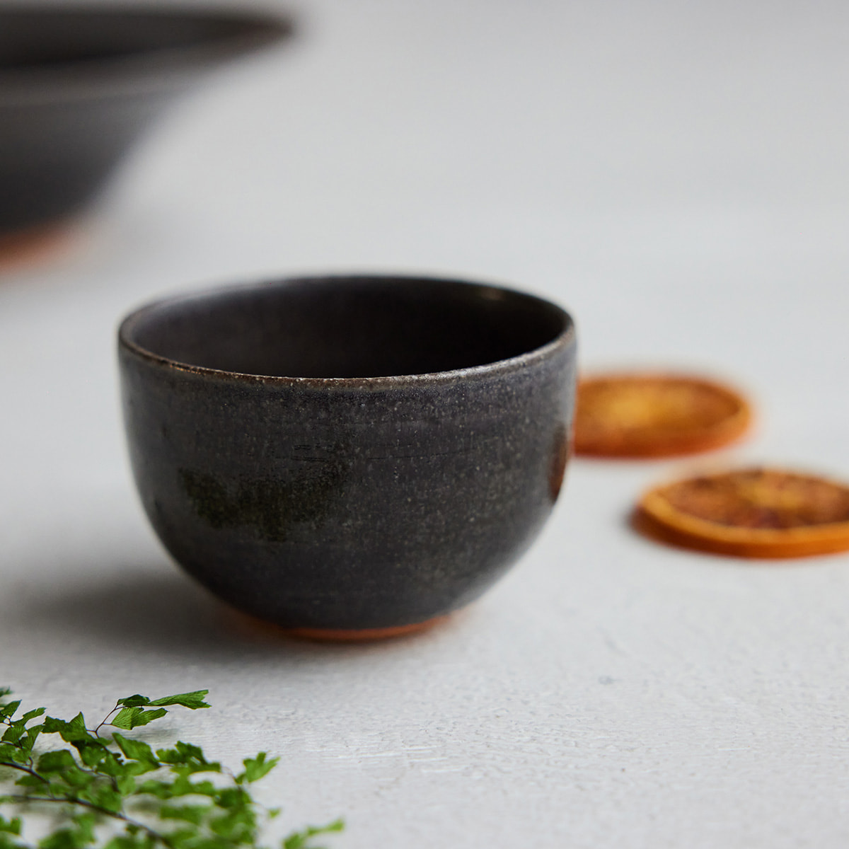 【信楽焼】信楽四季彩陶 －春分　小鉢　朧月（おぼろづき） φ8cm
