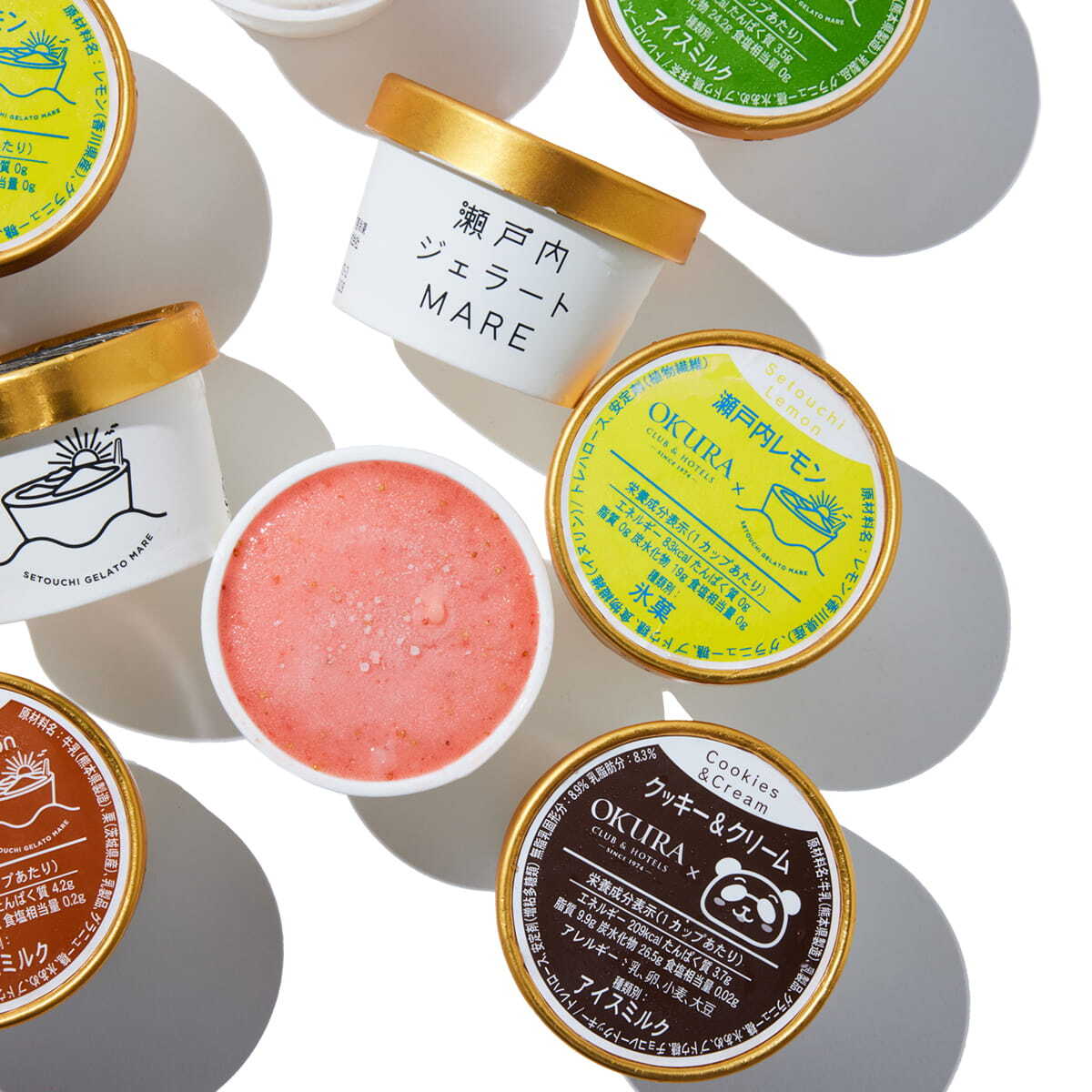 〈HESTA LIFE 2024年売上 2位〉【6種12個セット】瀬戸内ジェラートMARE　世界最高のジェラート職人監修！贅沢ジェラート詰め合わせ