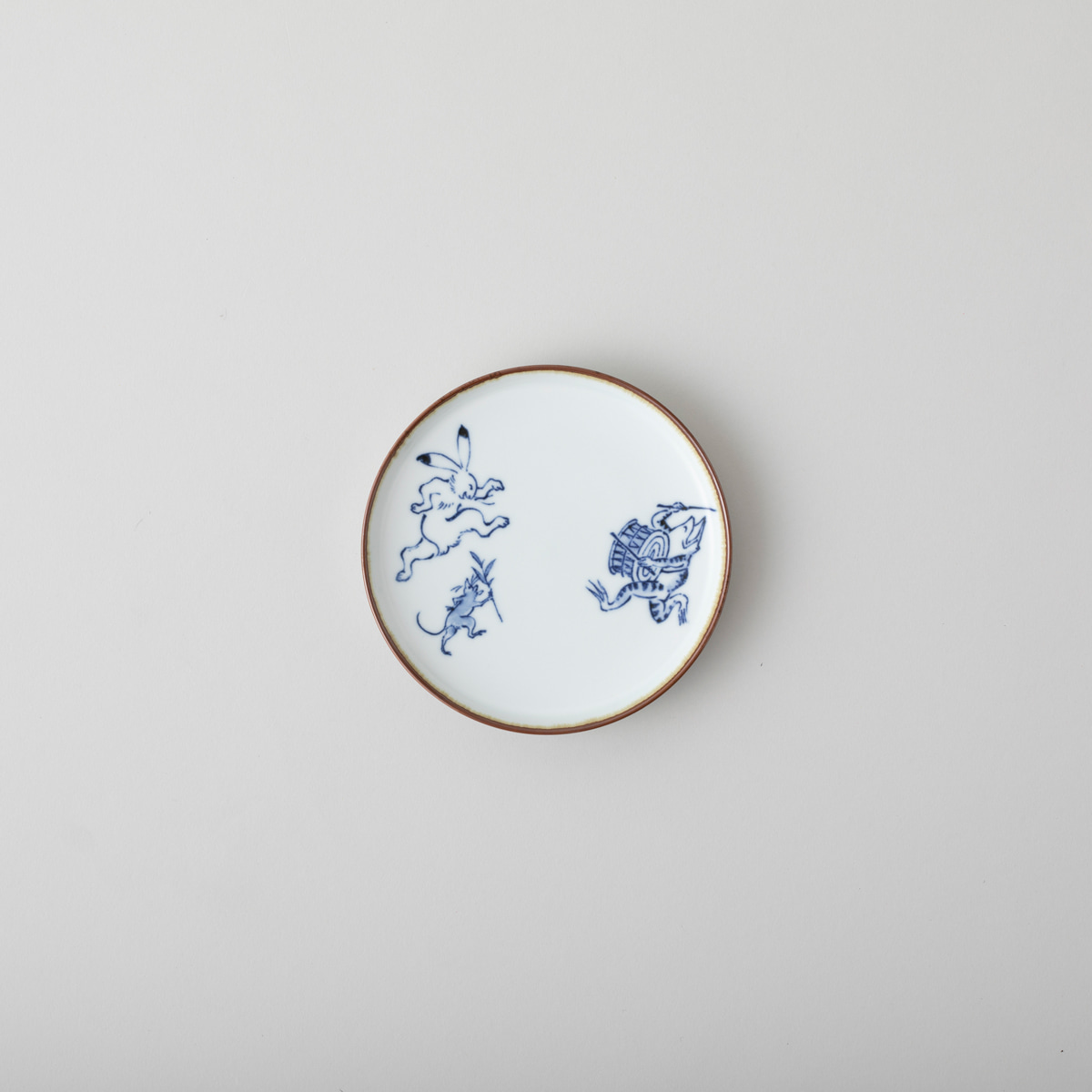 【波佐見焼】 BARBAR 鳥獣戯画 5寸皿 14.5cm